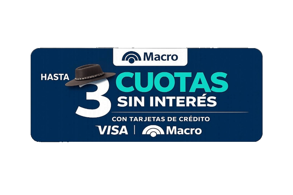 Banco Macro — Hasta 3 cuotas sin interés con tarjetas de crédito Visa Macro